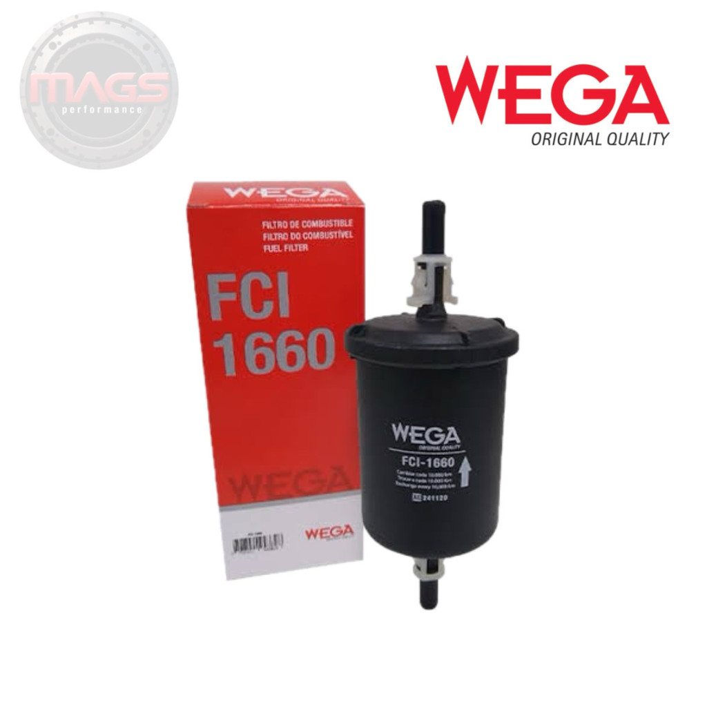 Filtro Combustível GM Celta / Astra / Corsa / Cruze / Cobalt / Agile / Classic FXI1660 ORIGINAL WEGA