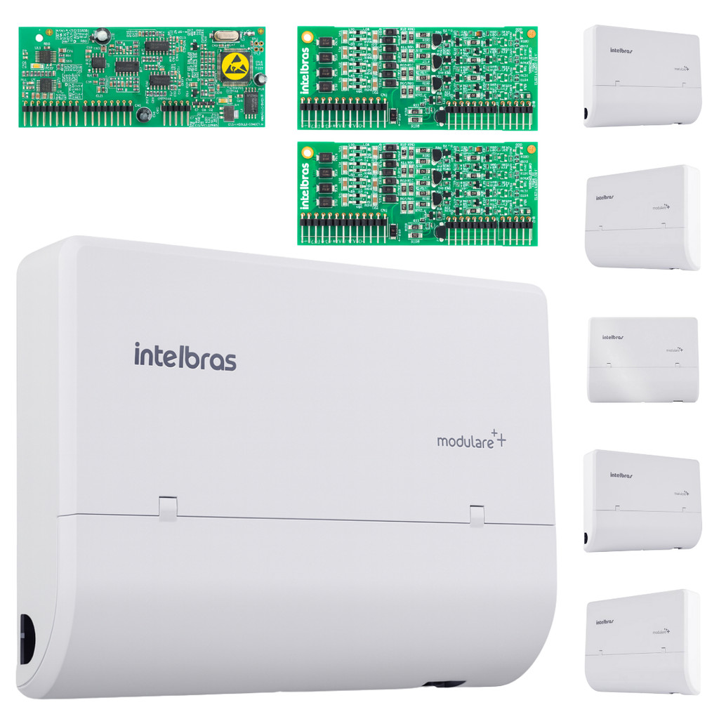 Intelbras PABX Central Telefônica Modulare Mais 2x12 com Placa DISA para Atendimento Automático