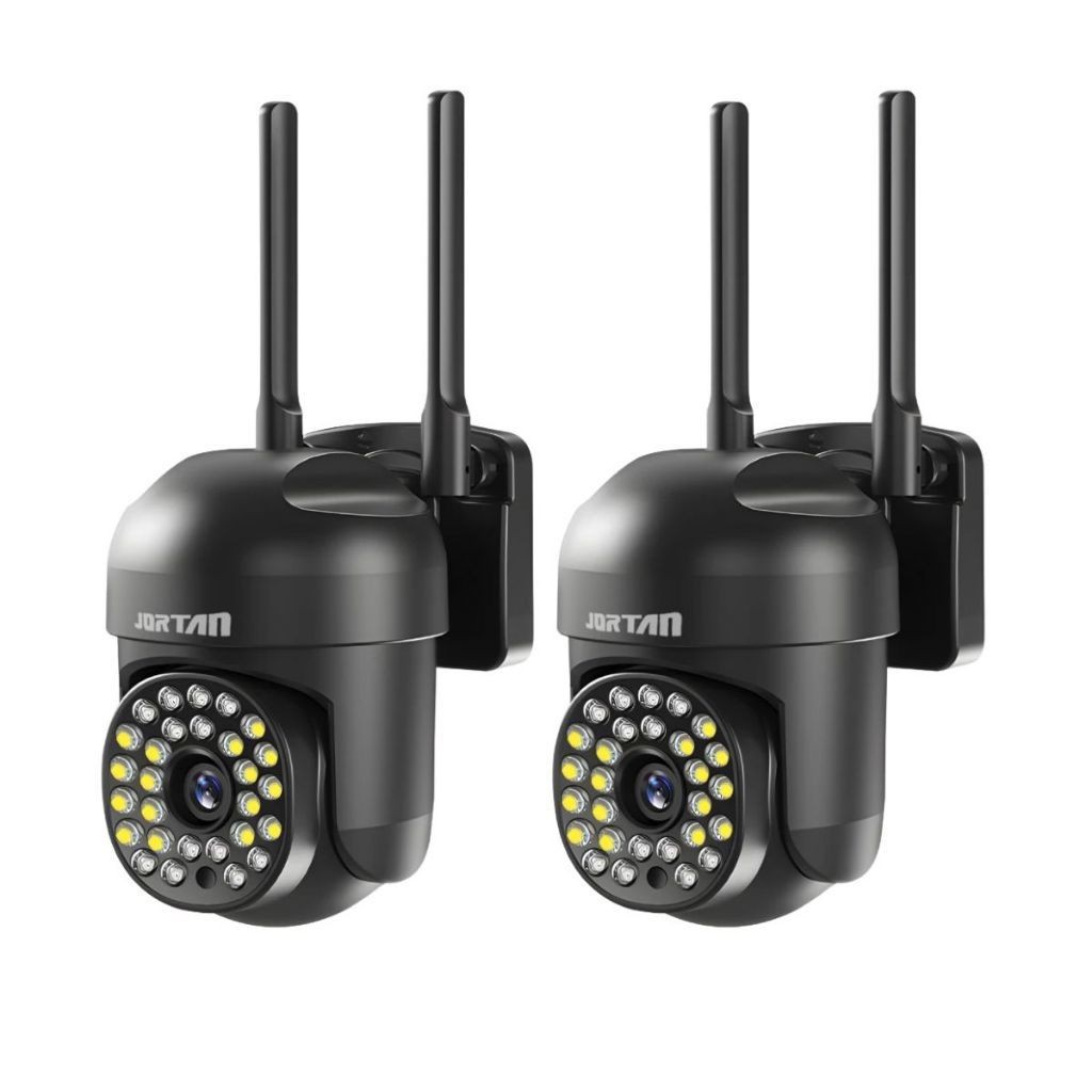Kit 2 Câmera WIFI - IP66 à prova d'água com alarme IR 28 LED Wifi HD Dual Volt Motion Sensor YOOSEE