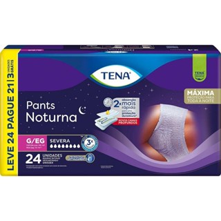 Roupa Íntima Tena Pants Noturna G/EG Leve 24 Pague 21 unidades em Oferta na Shopee