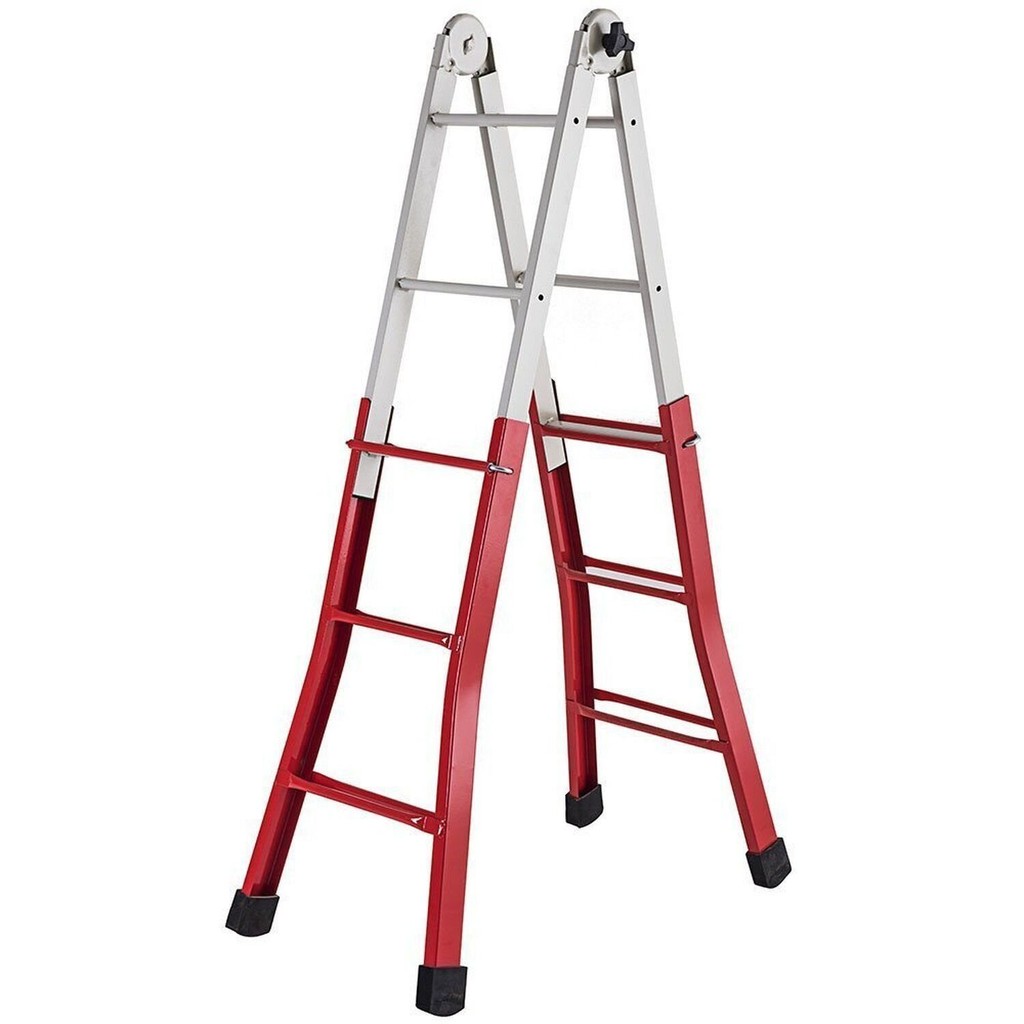 Escada Telescópica Regulável 3 Degraus Benini em Oferta na Shopee