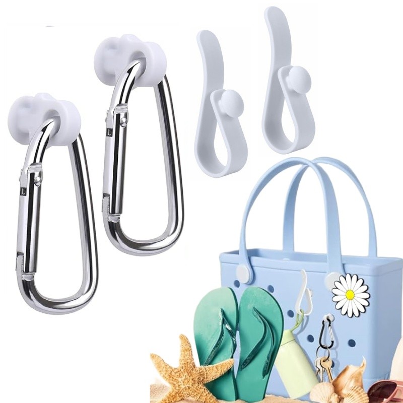 Bolsa Bogg Bag EVA Bolsa De Praia Acessórios Conjunto De 4 Peças Com Gancho Para Chaves