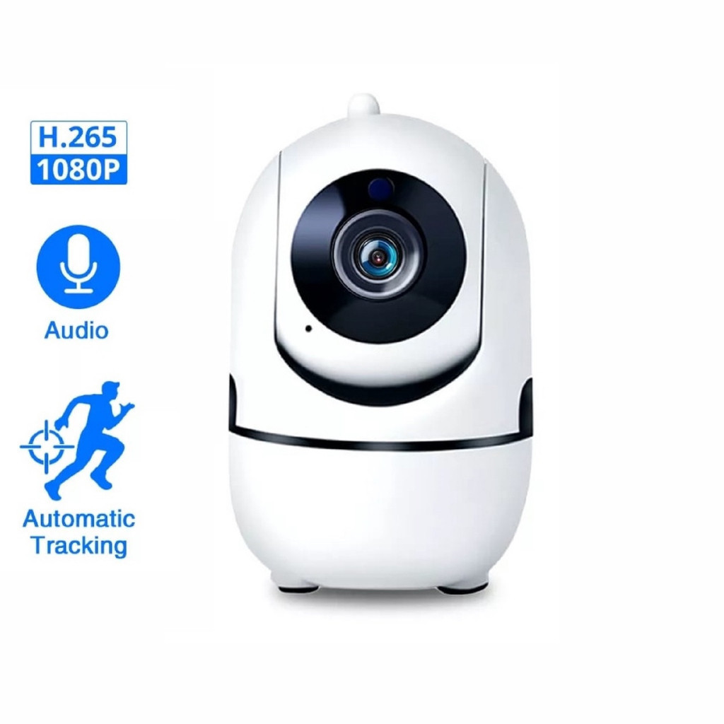 Câmera de Segurança Wi-Fi Full Color – Visão Noturna Colorida, IP44, Compatível com App Yoosee