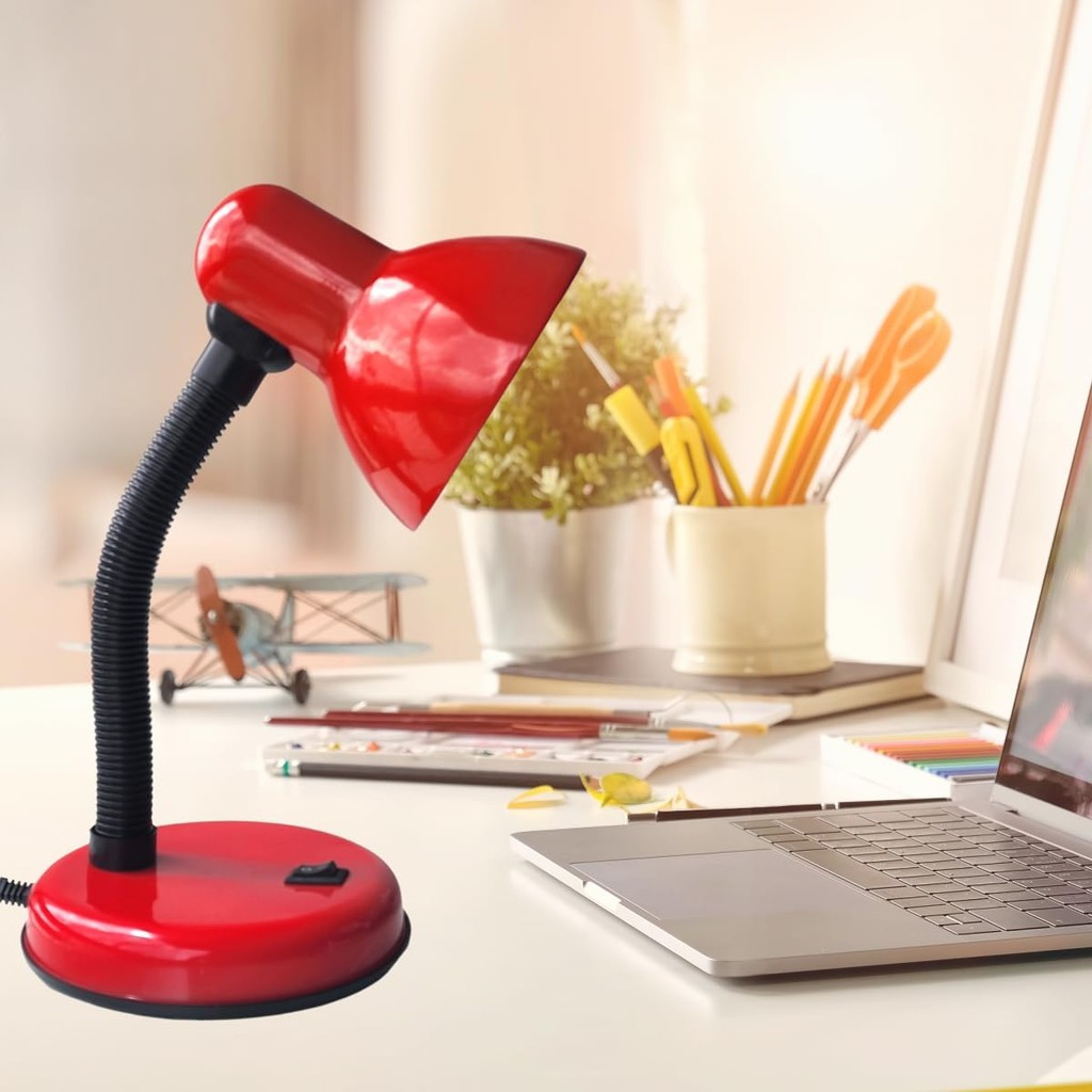 Abajur Luminária Mesa Base Flexível Dobrável Articulável - detalhe