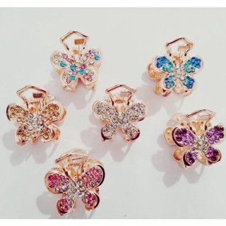 KIT 2/4/6/12 unidades PIRANHA Médio DE LUXO DE METAL COM STRASS  ROSE/PRATA em Oferta na Shopee