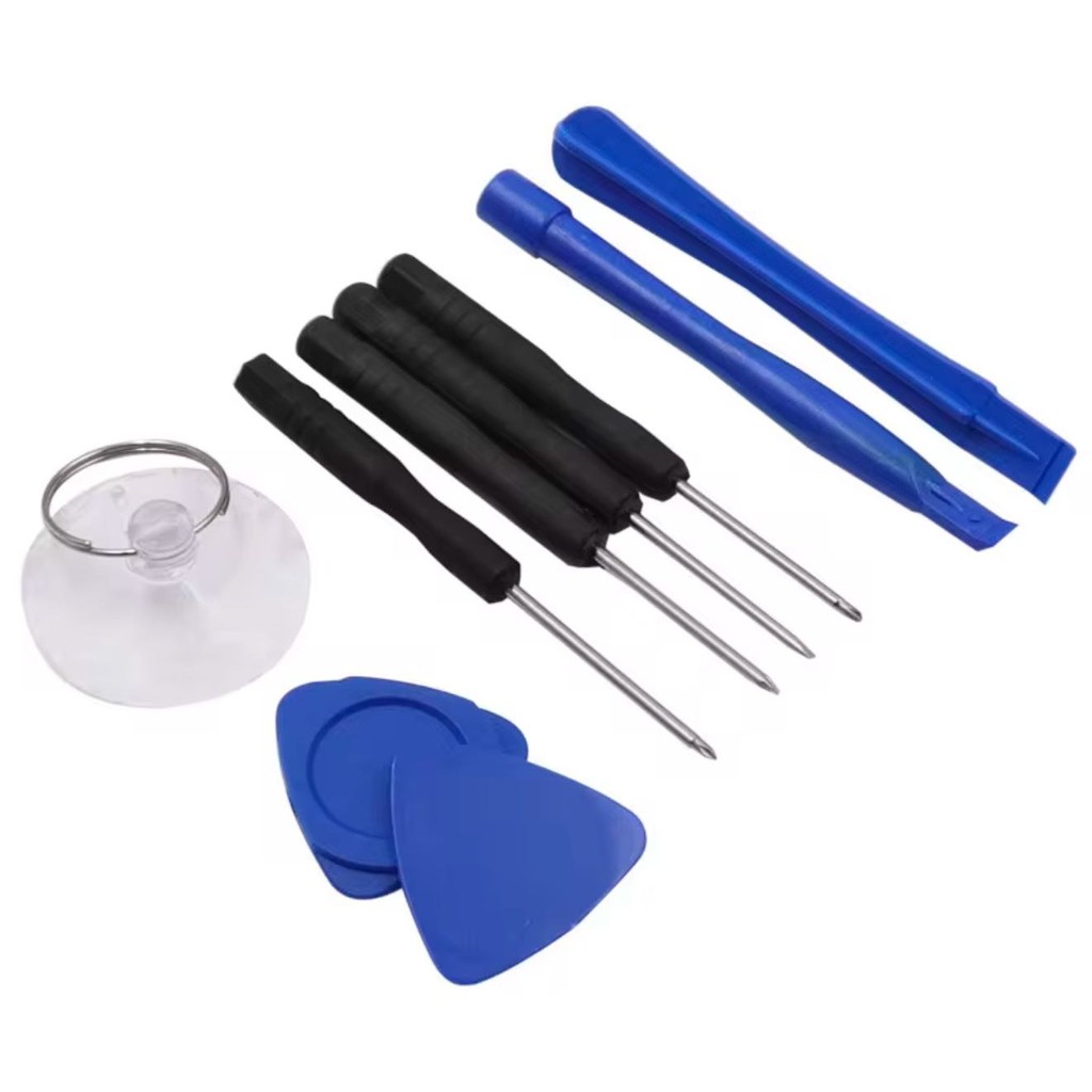 Kit De Chaves De Precisão 10 Peças Para Reparo De Celulares Tablet Notebook Com Espátula E Ventosa