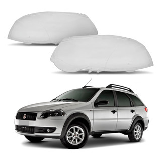 Par 2 Lente Do Farol Fiat Palio Trekking 1.6 1.8 2008 A 2016 em Oferta na Shopee