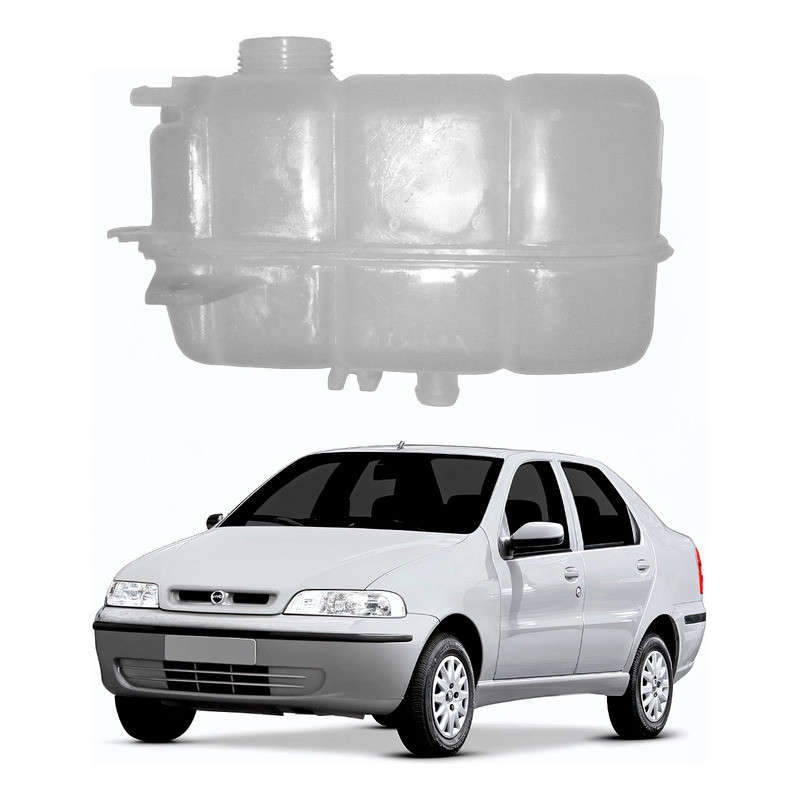 Reservatorio Agua Radiador Siena 1.0 1.3 1.5 2001 A 2004 em Oferta na Shopee