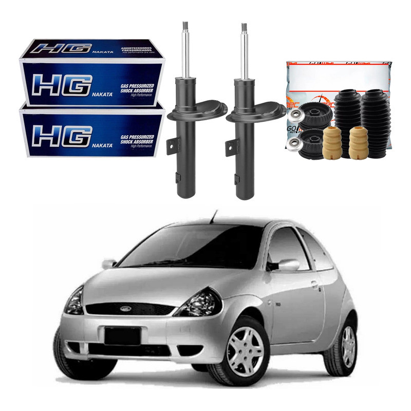 Kit Amortecedor Dianteiro, Ka 1.0 1.3 2000 A 2007
