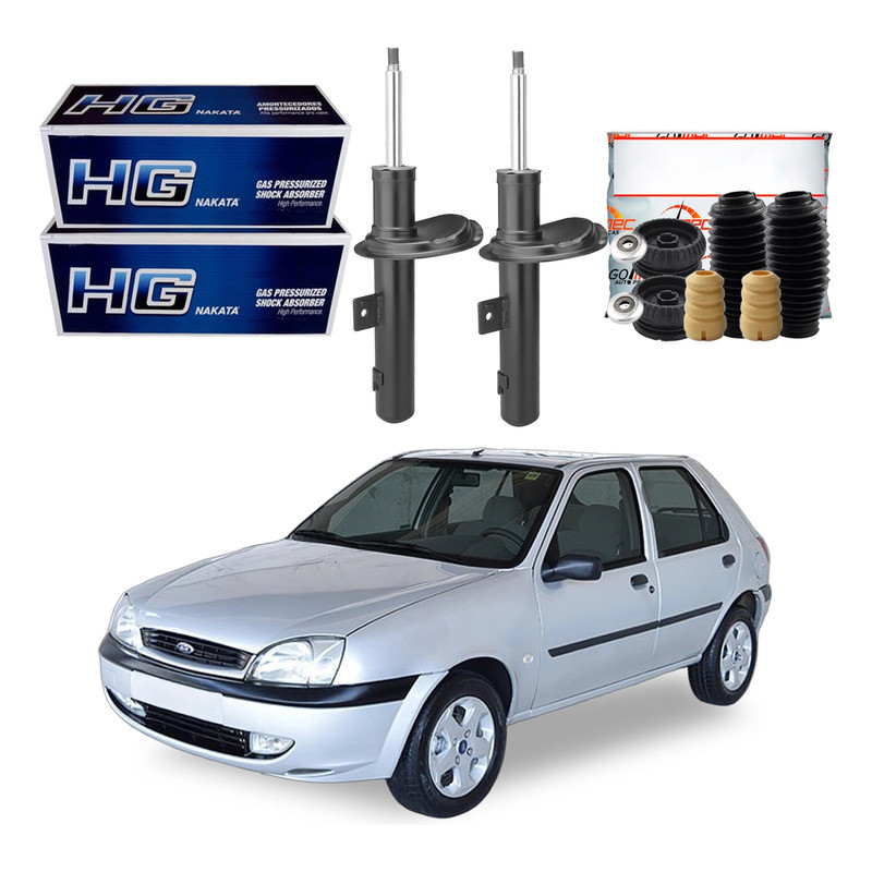 Kit Amortecedor Dianteiro, Fiesta 1.0 1.6 2000 A 2002