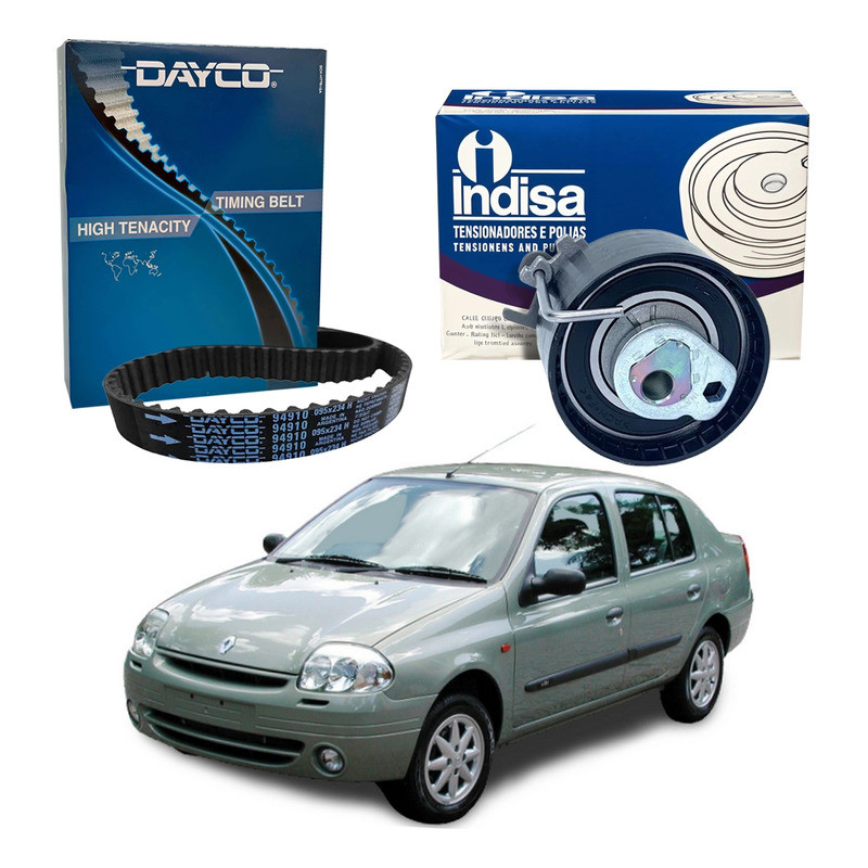 Kit Correia Tensor Clio Sedan 1.0 16v 2000 A 2002 em Oferta na Shopee