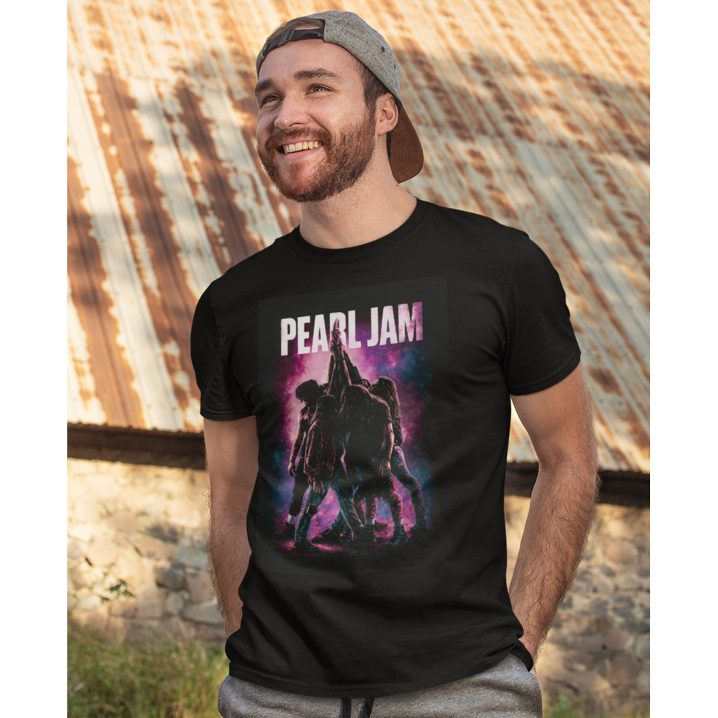 Camiseta Algodão Rock And Roll Banda Pearl Jam Dark Dtf