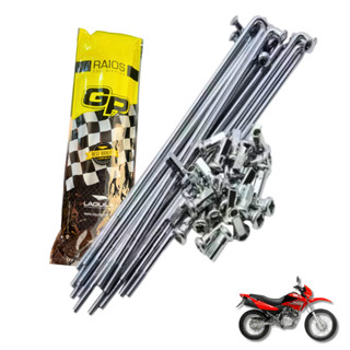JOGO DE RAIO DIANTEIRO 4MM CROMADO BROS 125 BROS 150 KS em Oferta na Shopee