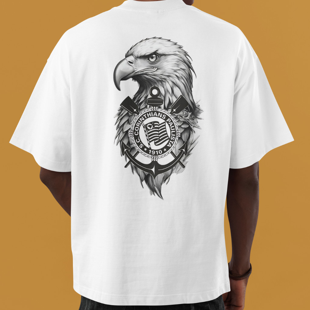 Camiseta Corinthians Timão Paulista Gavião Fiel futebol Clube Cores 100% Algodão