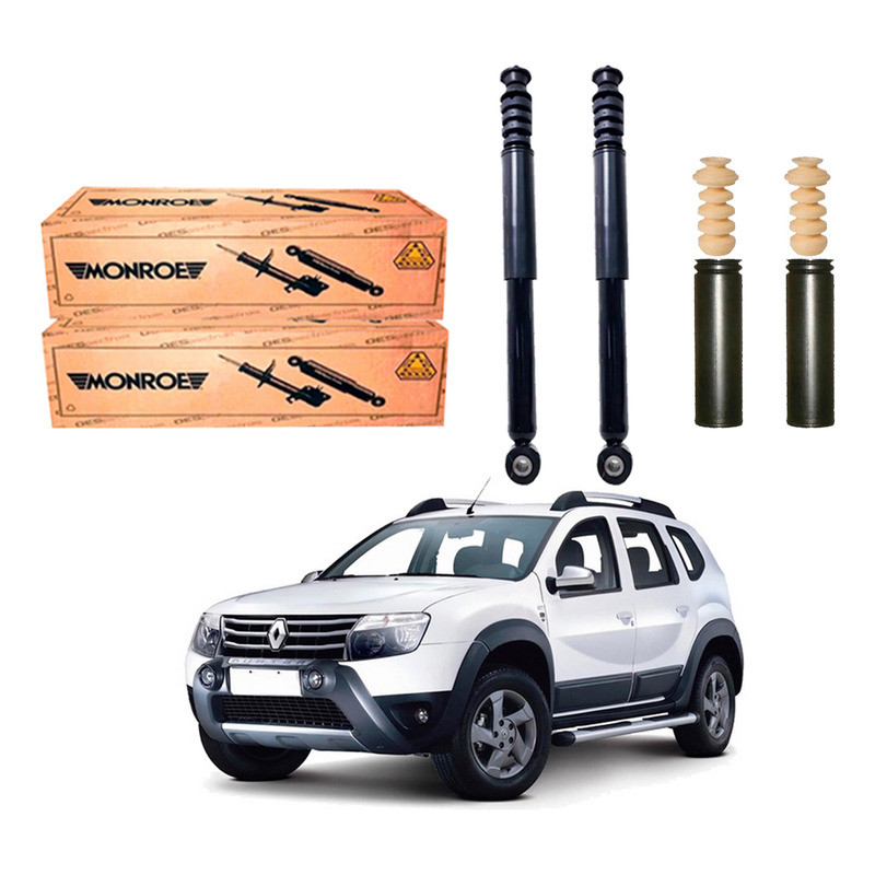 Kit Amortecedor Traseiro, Duster 4x2 1.6 2.0 2012 A 2016