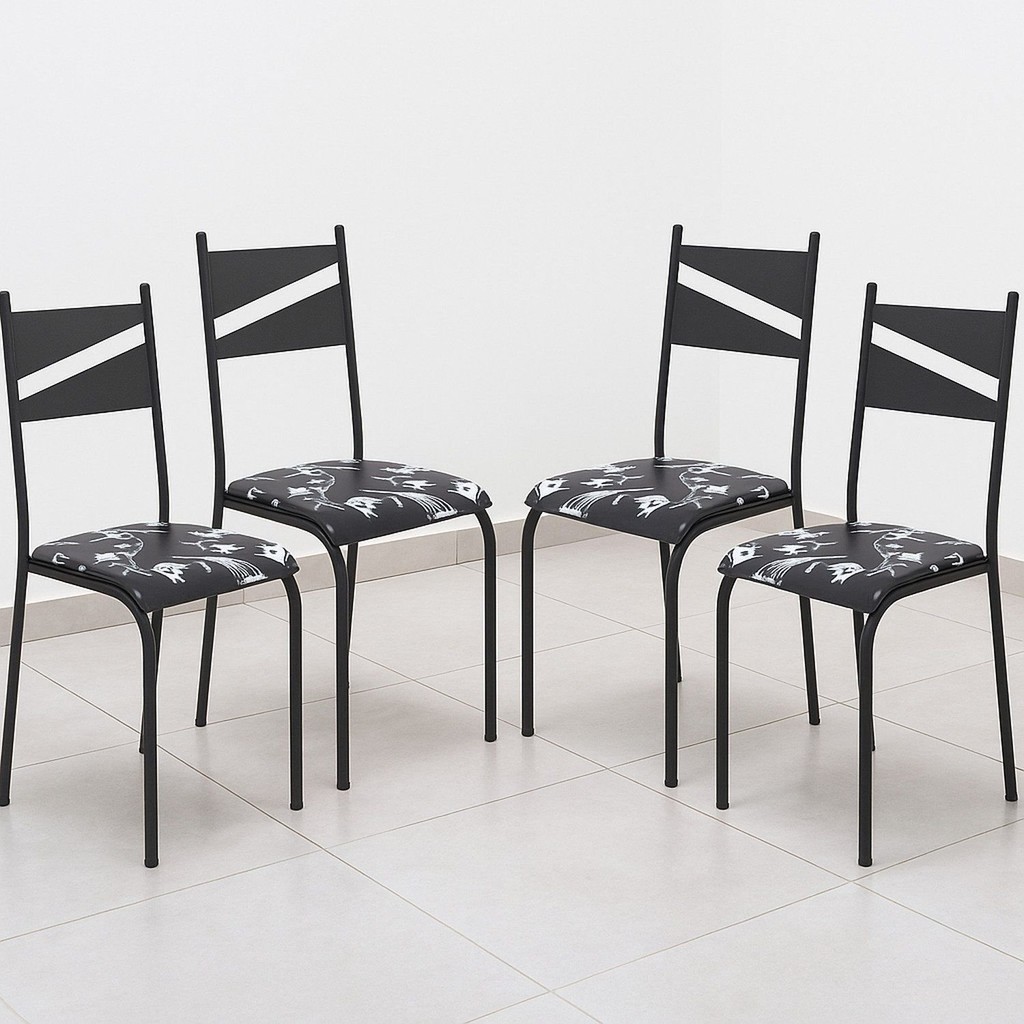Conjunto 4 Cadeiras para Cozinha e Sala de Jantar em Oferta na Shopee