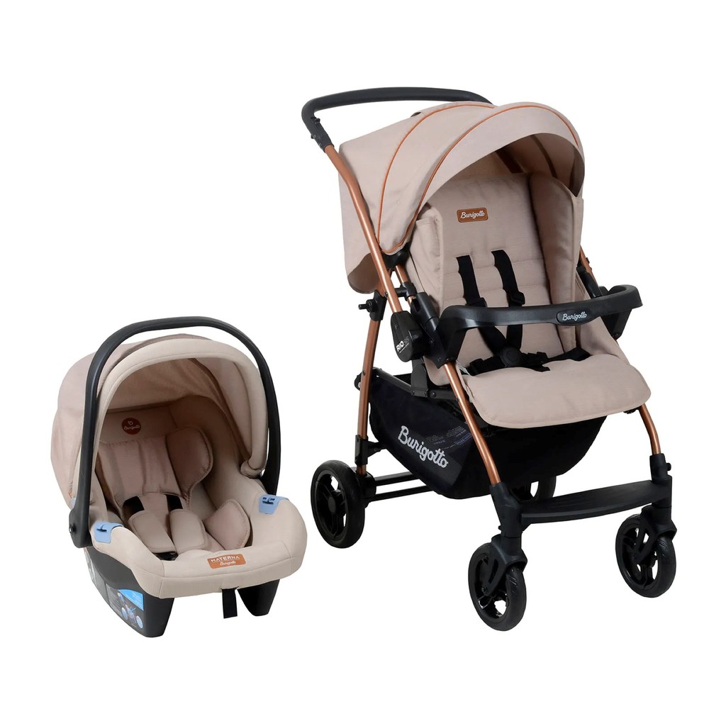 Travel System Burigotto Rio 22 Mon Amour em Oferta na Shopee