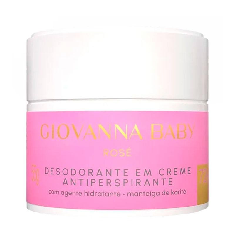 Desodorante Creme Antiperspirante Giovanna Baby Rosé 55g em Oferta na Shopee