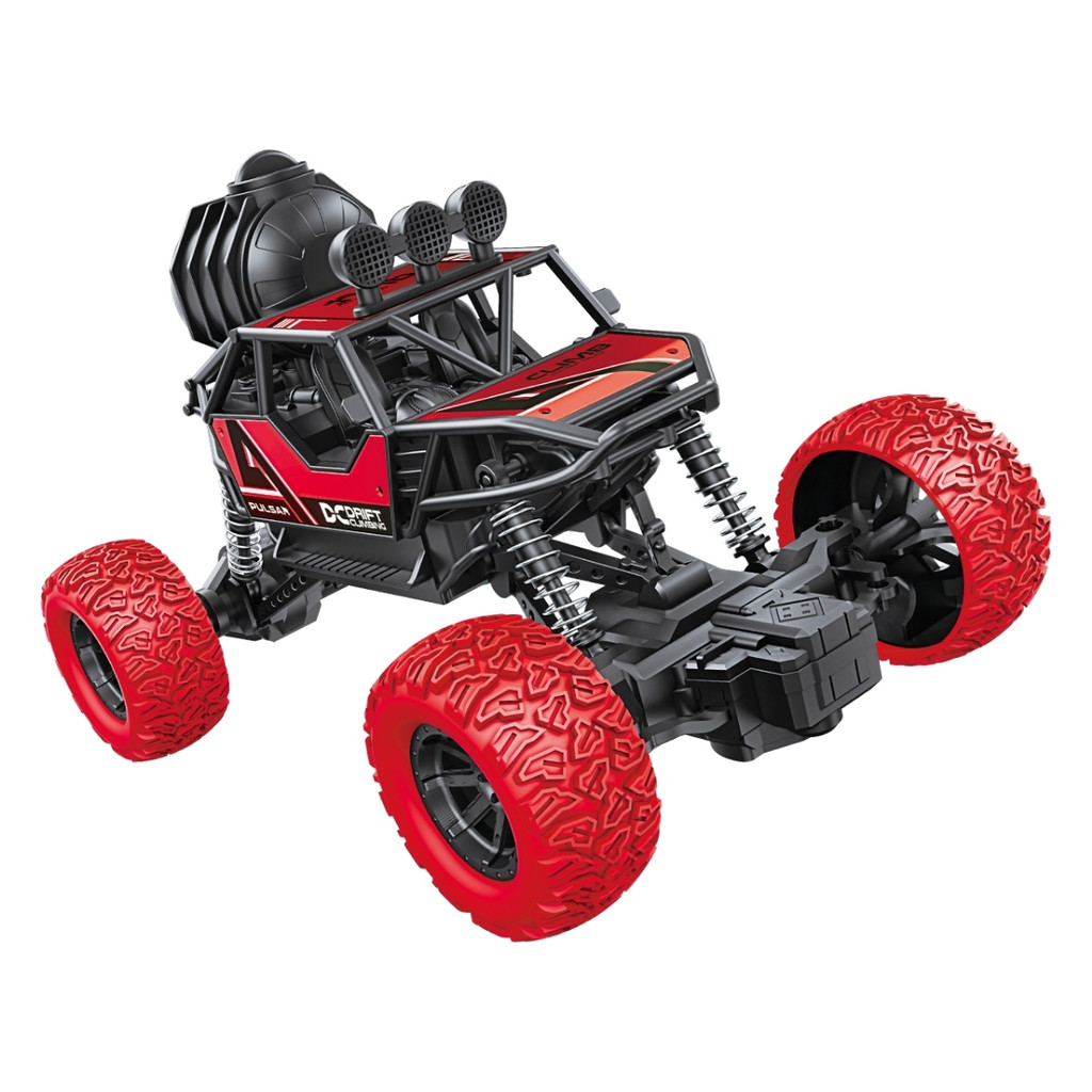 Carrinho Controle Remoto Infantil Solta Fumaca Spray 10kmh Recarregavel Maxi Toys Vermelho