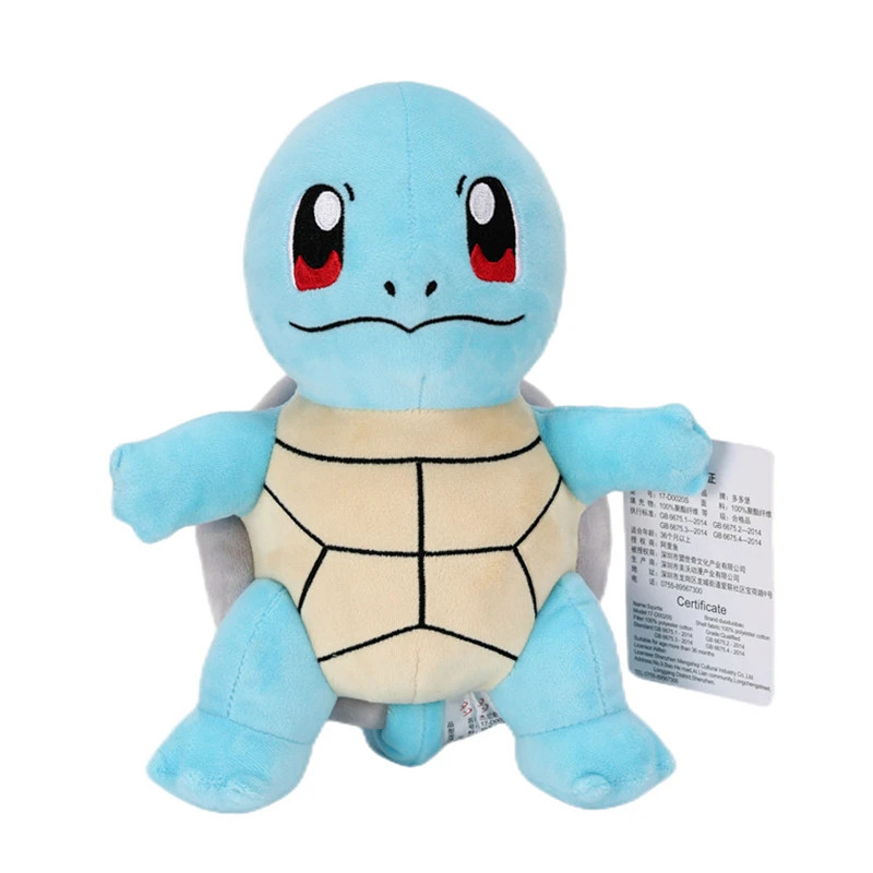 Pelúcia Pokémon Squirtle 20cm – Brinquedo Fofo e Divertido para Crianças