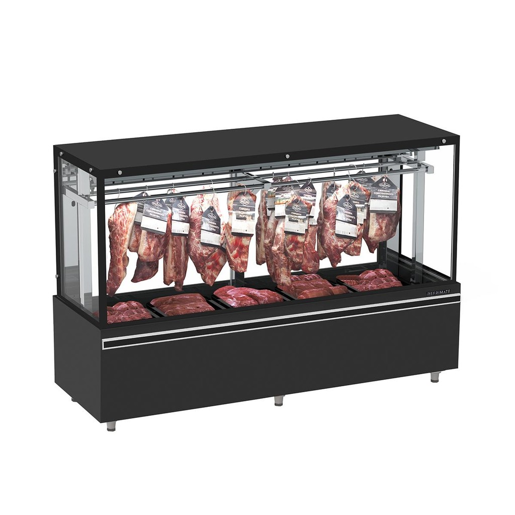 Expositor Açougue Vanguard Top Gancheira200cm ar Forçado Eavtg2000 af 220v - Refrimate