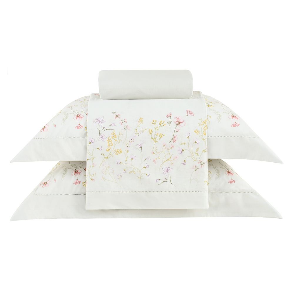 Jogo de Cama Queen Gran Percalle 200 Fios Buddemeyer Secret Garden 100% Algodão Estampado 4 peças em Oferta na Shopee