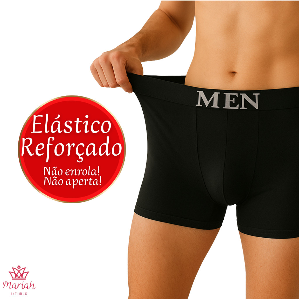 Kit Até 10 Cuecas Adulto Boxer Box Microfibra Premium - Cores Aleatórias