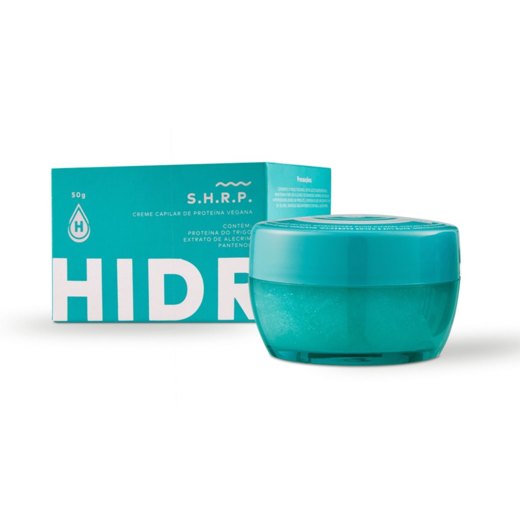 SHRP Creme de Proteína Vegana 50g: Hidrata, Nutre, Modela e Controla o Frizz | Hidratei
