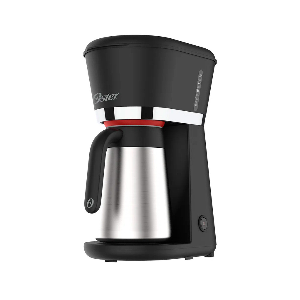 Cafeteira Elétrica Oster Black OCAF400 220v Jarra Térmica Inox 17 Xícaras Antigotejamento