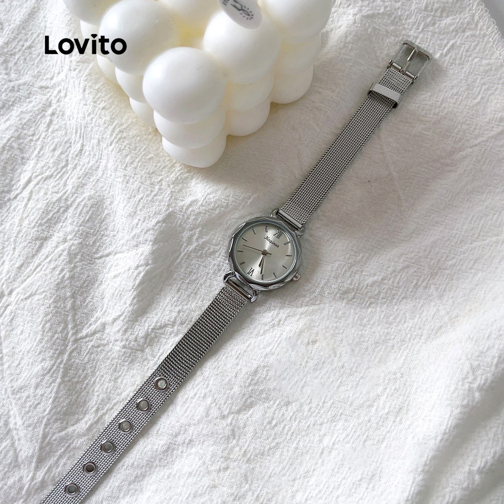 Lovito Relógio de Quartzo Clássico e Elegante, versátil LFA99235