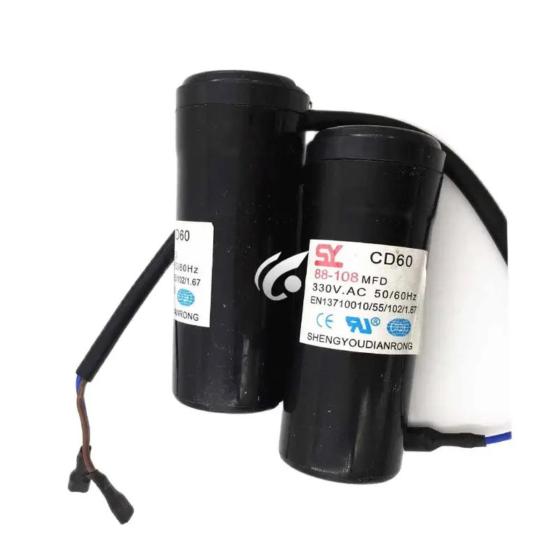 1 Peça Bom Trabalho Para Geladeira capacitor De Partida Do compressor De Armário De 330V 88-108UF H