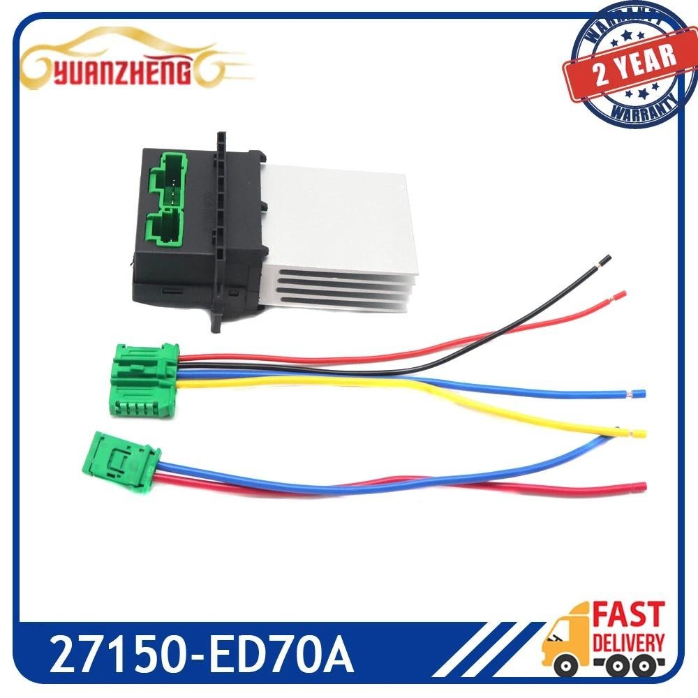 Módulo De Controle De Ventilador Aquecedor De Carro , Plugue Resistor 27150-ED70A Para Renault Megane Sport Tourer Sceni