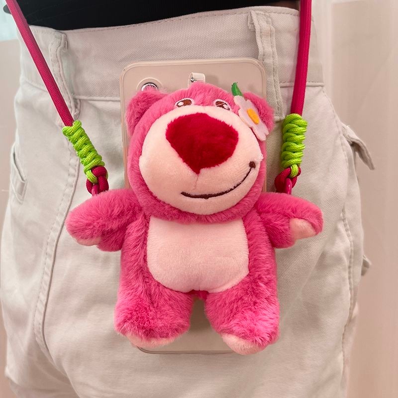 Clipe Traseiro De Boneca De Pelúcia Para Uso Cruzado , Adequado Crossbody Capa De Celular Qualquer Número Universal Pend