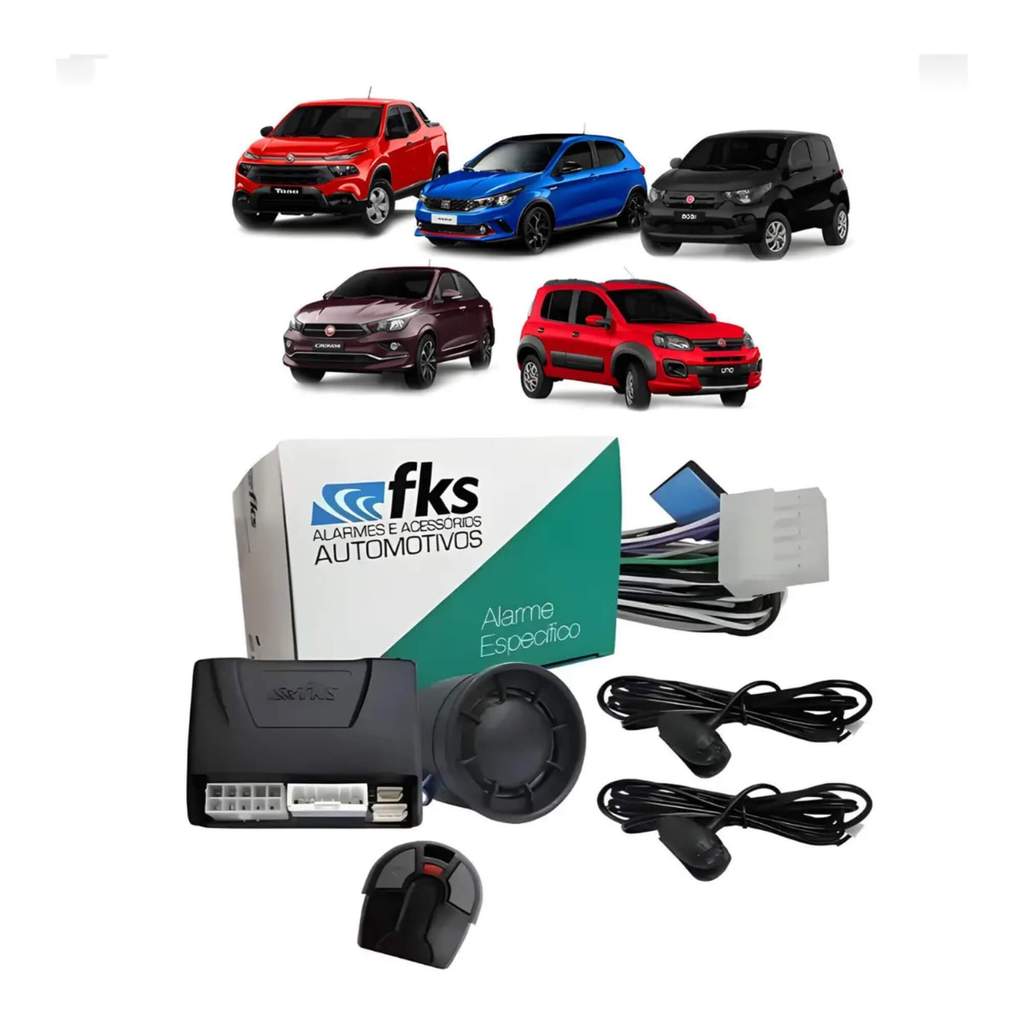 Alarme Automotivo Argo Cronos Mobi Toro Uno 2016 em diante FKI505 CAN FKS - 30800373