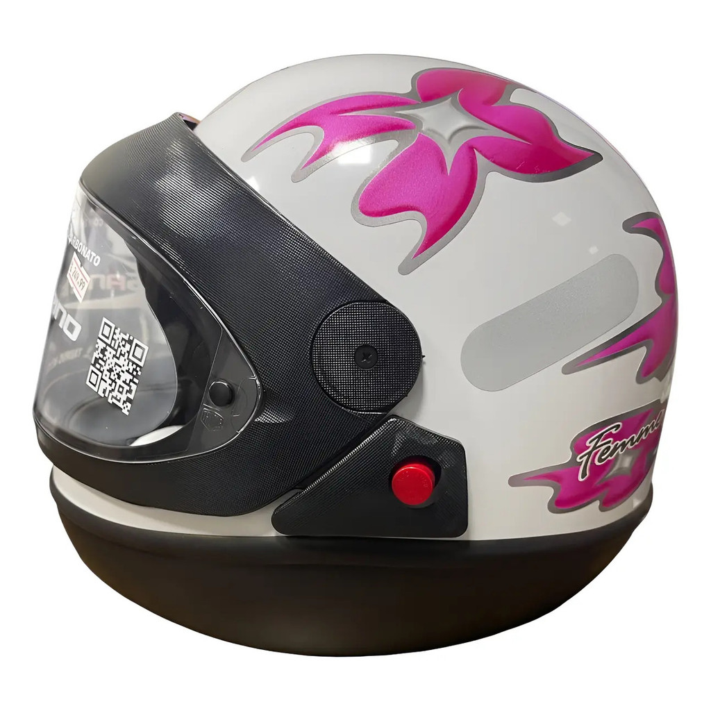 Capacete San Marino Femme Branco Automatico Original Taurus