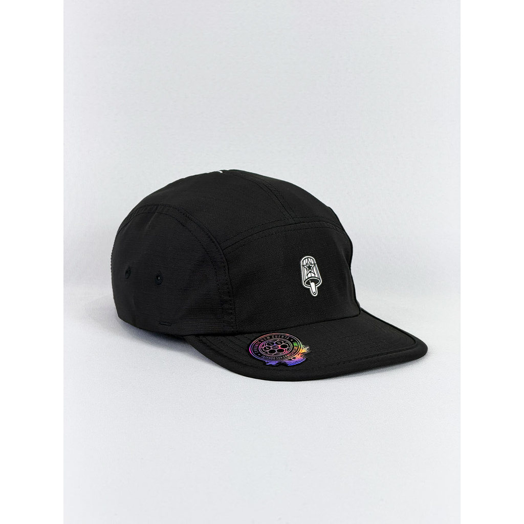 Boné 5 Five Panel Chronic Authentic Logo Change - Preto - Aba Flexível