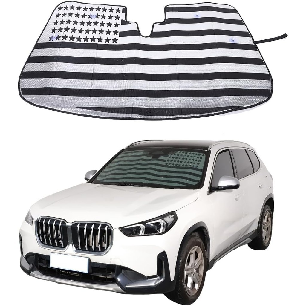 Pára-Brisa Do Carro Protetor Solar Para BMW X1/iX1/X2/iX2 2023-2024 Dobrável Refletor De Raio UV Auto Janela Dianteira V