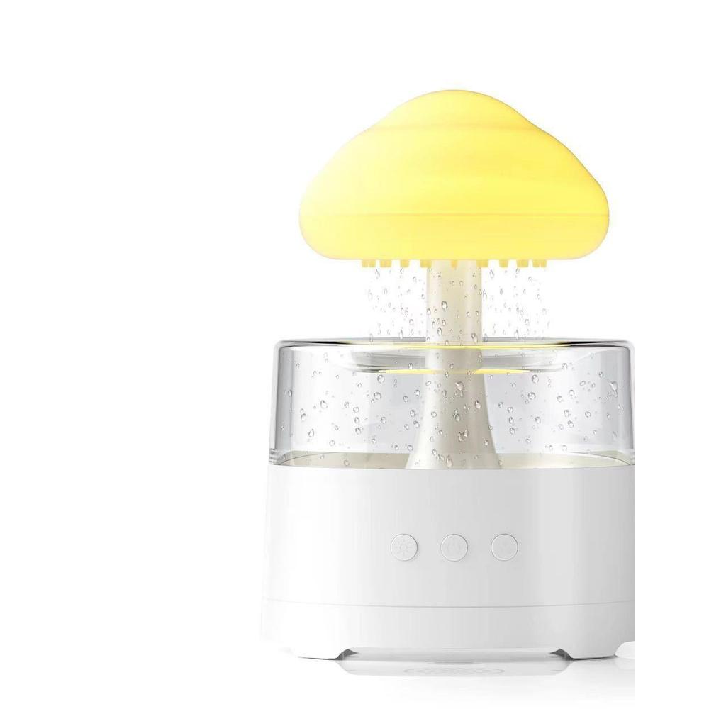 2025 novo estilo doméstico luz noturna umidificador de gota de chuva umidificador silencioso de alto valor é umidificado