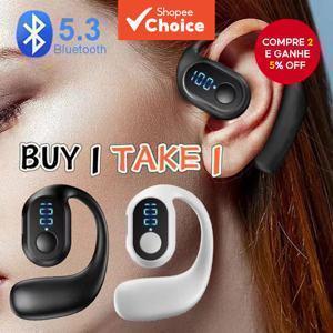 2 fones de ouvido com chamadas em alta definição, fones intra-auriculares sem fio Bluetoo…