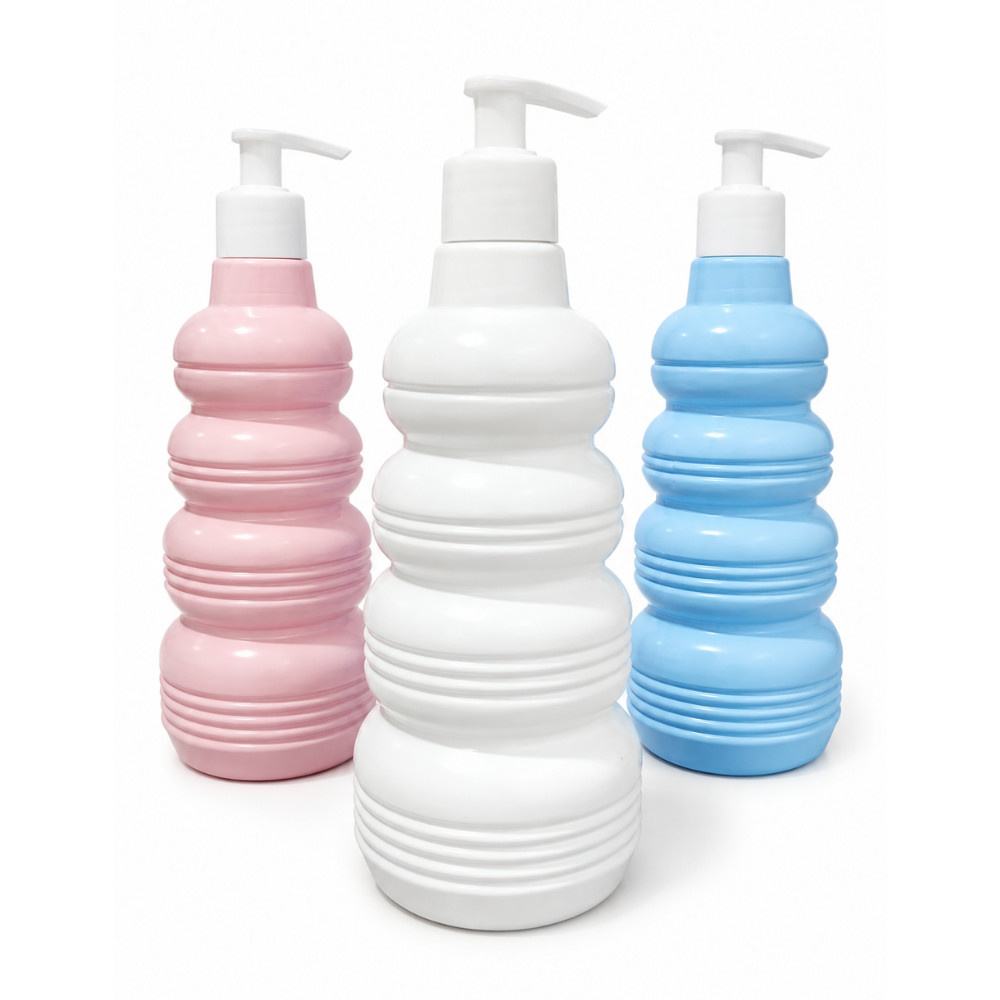 Kit 3 Porta Sabonete Líquido Clean 600ml