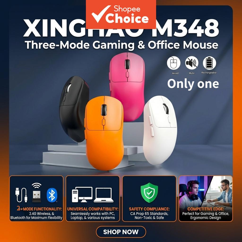 Mouse Sem Fio Duplo para PC Desktop Laptop Slim Recarregável 2.4G Mouse Portátil Silencioso para Computador 5 Botões