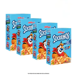 Combo Cereal Sucrilhos Low Sugar 170G 4 unidades