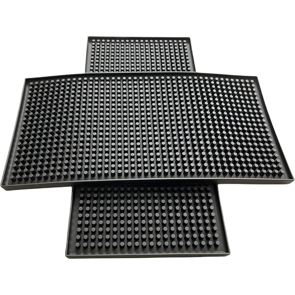 Tapete de Bar XieNie, 6" x 12" Preto, Pequeno Tapete para Café para Balcão de Bar Doméstico, Tapete Antiderrapante de Bo