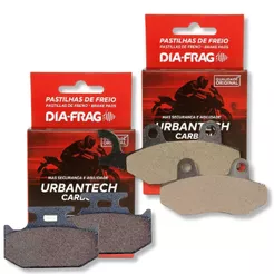 Kit Pastilhas de Freio Teneré 250 / Lander 250 Até 2015 Diafrag