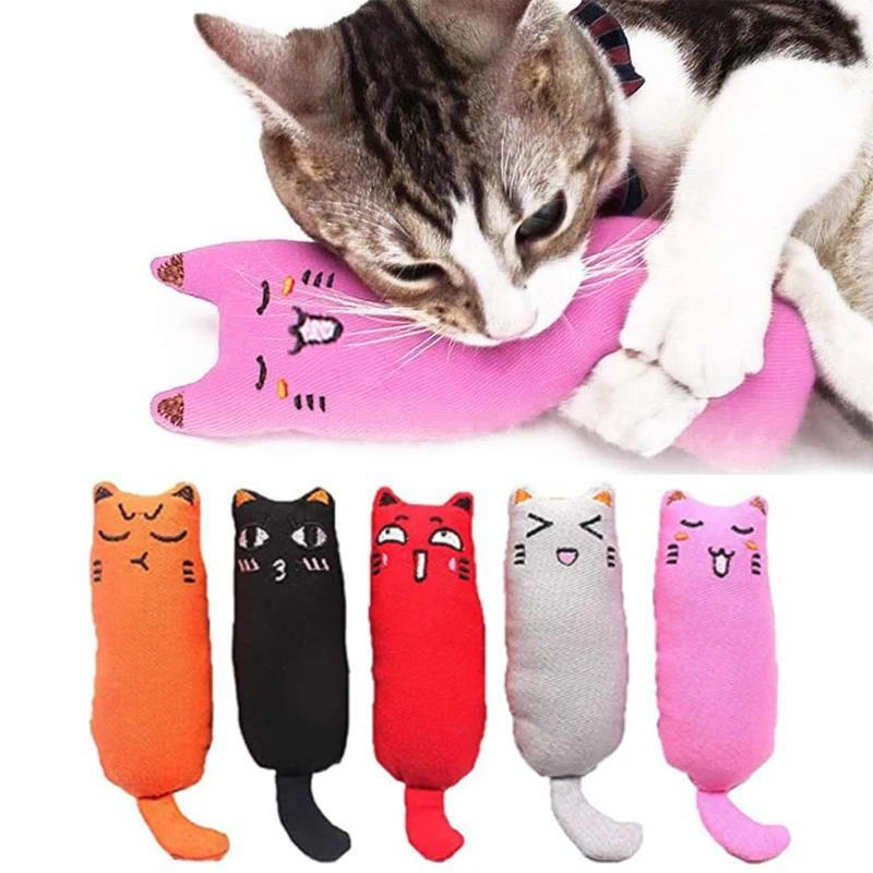 Brinquedo de Catnip com Som de Ruído para Gatos e Animais de Estimação, Brinquedos Fofos para Gatos, Brinquedo para Moer