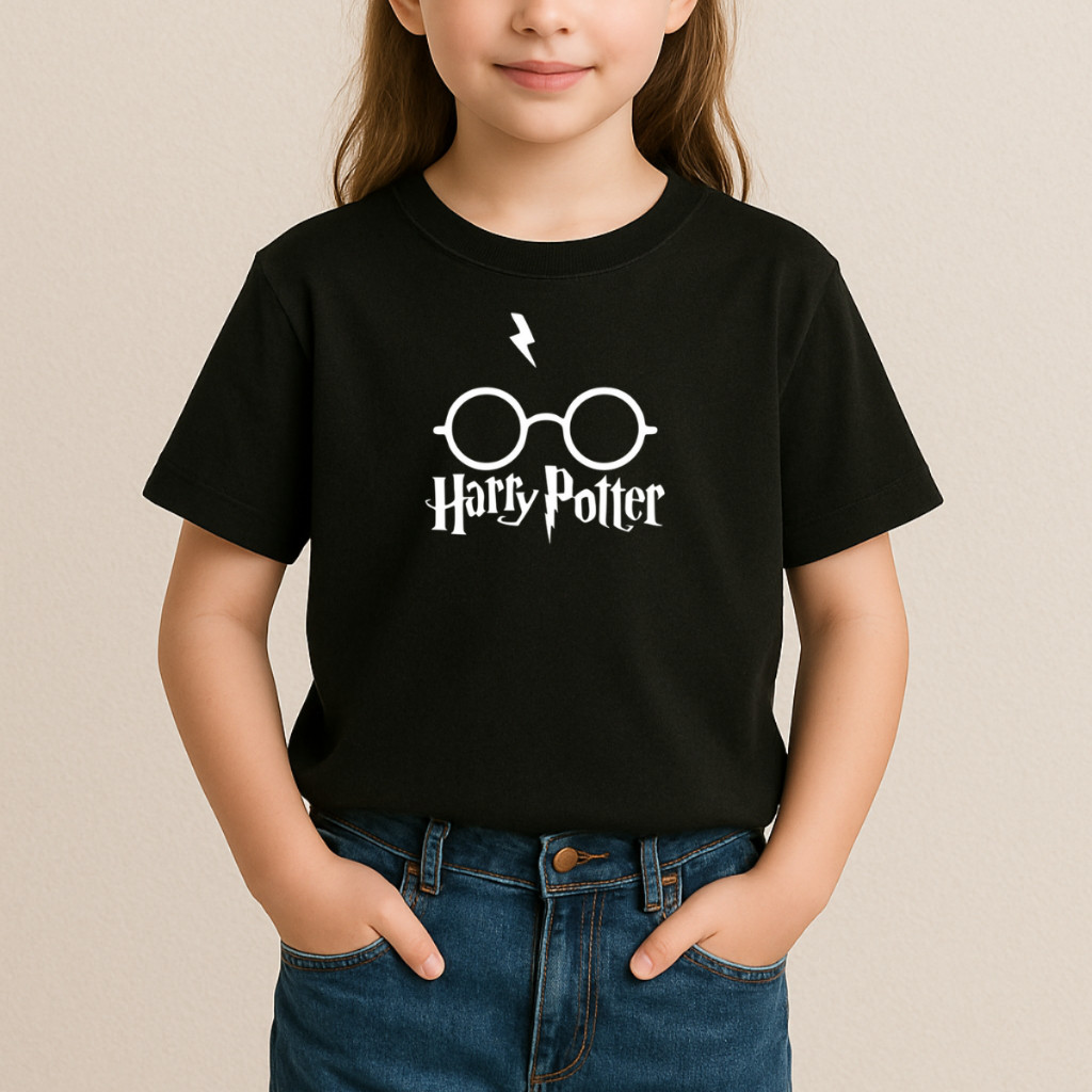 Camiseta Feminina Estampada Harry Potter Algodão Premium Lançamento Novidade Camiseta plus size adulto e infantil