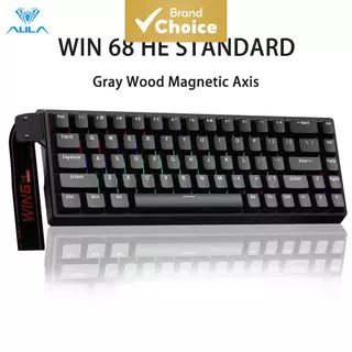 Teclado de Jogos Mecânico Com Fio Aula WIN60 HE 60%, Interruptor Magnético Hot Swappable de Efeito H
