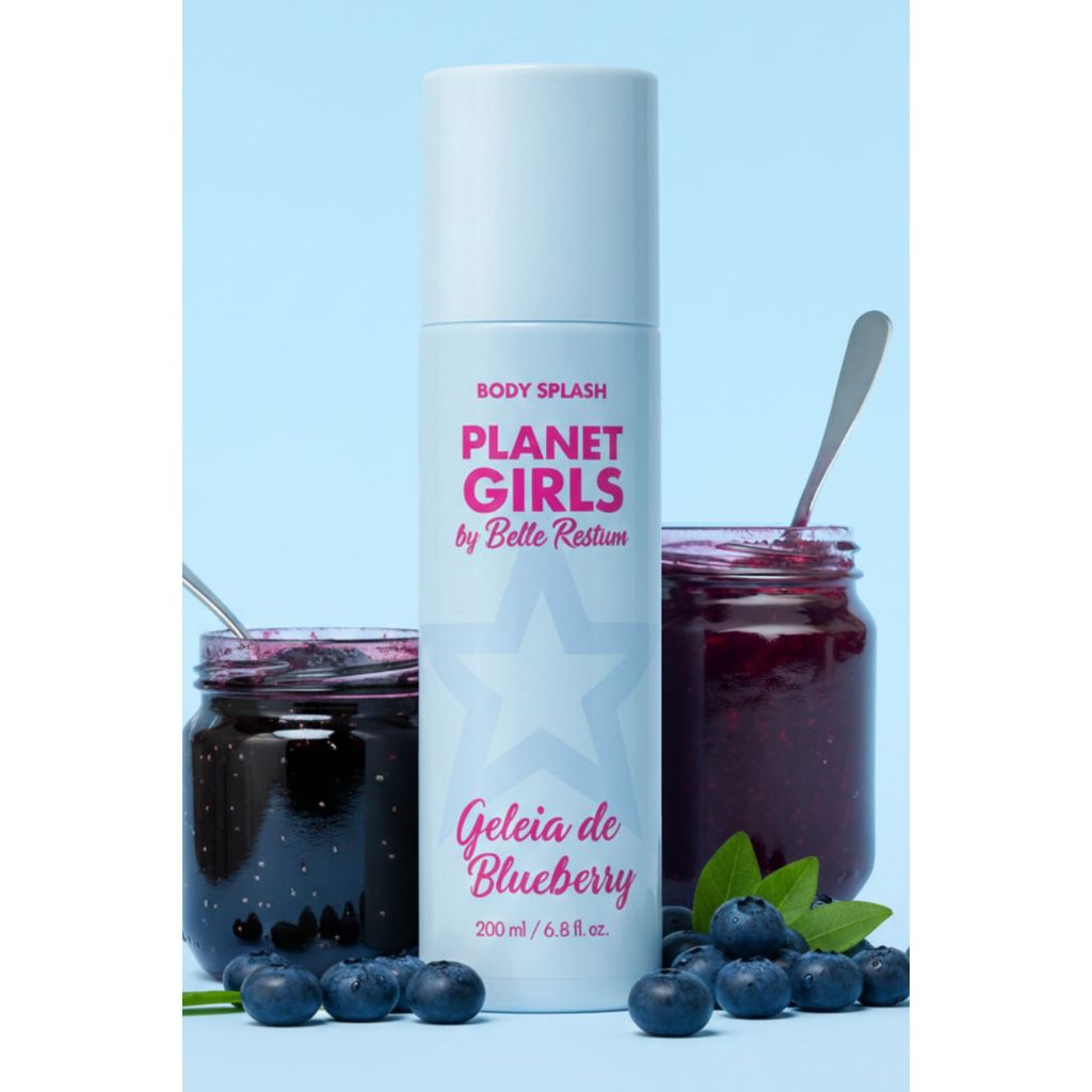 Body Splash Blueberry Planet Girls Azul Claro
