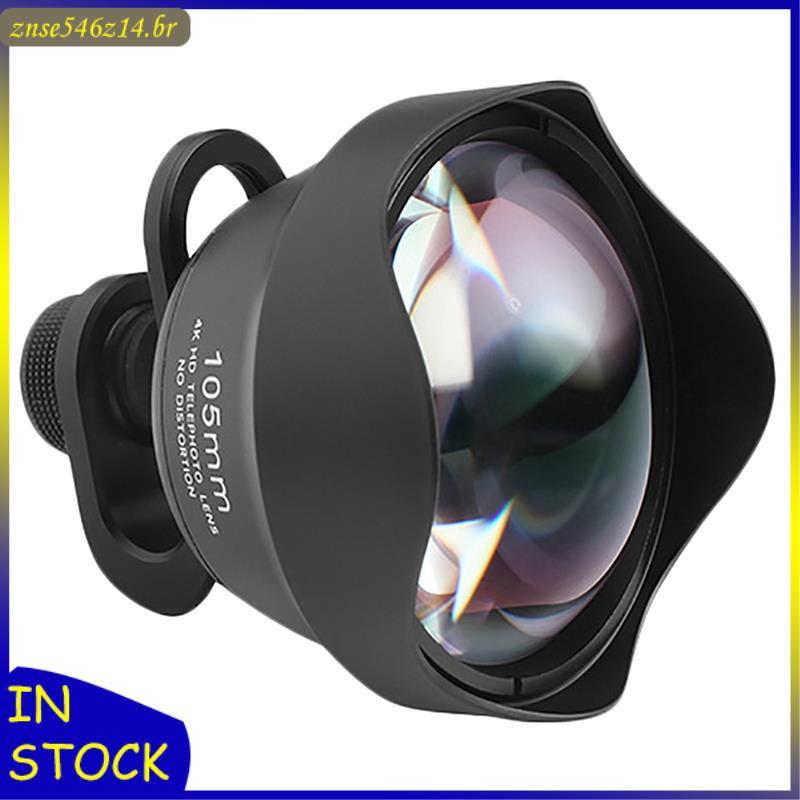 [Rbw] 1 PCS Lente Externa Universal Para Celular Plástico Preto 105mm Retrato Telefoto Slr Fotografia Profissional Grand