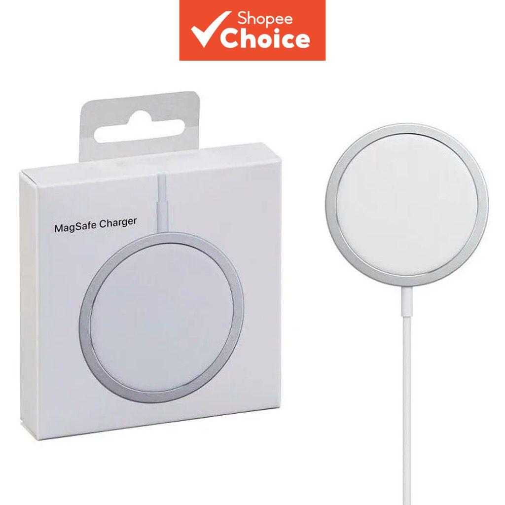 Carregador Magnético MagSafe sem fio, cabo USB-C para Tipo-C, design de carregamento rápido, carrega telefone e fones de